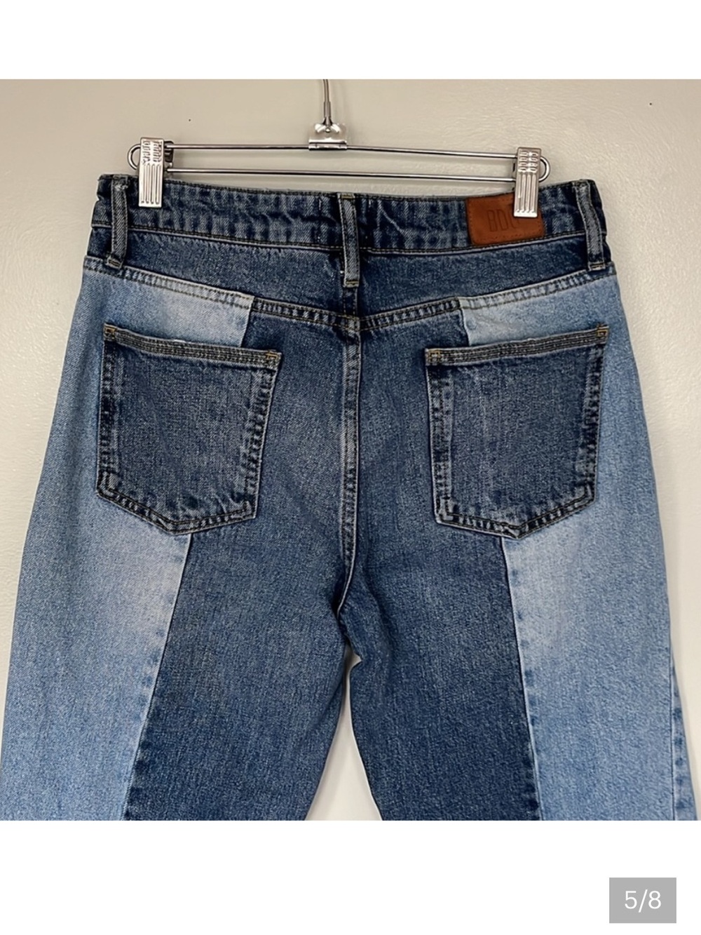 BDG Urban Outfitters Jessye Two-Tone
Patchwork Jeans Blue Size 27 - Picture 6 of 9